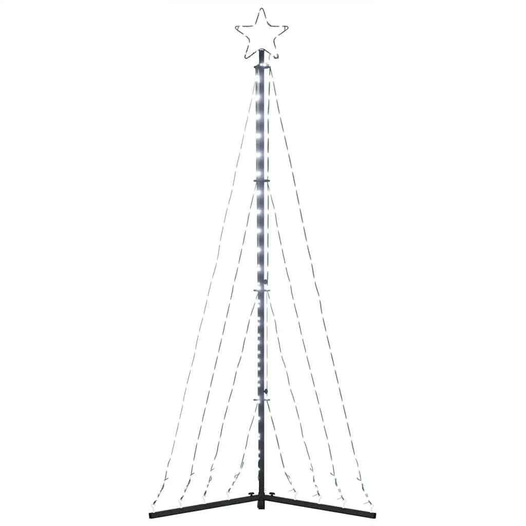 vidaXL LED Christmas Tree 339 LEDs Cold White 187 cm - 180 cm
