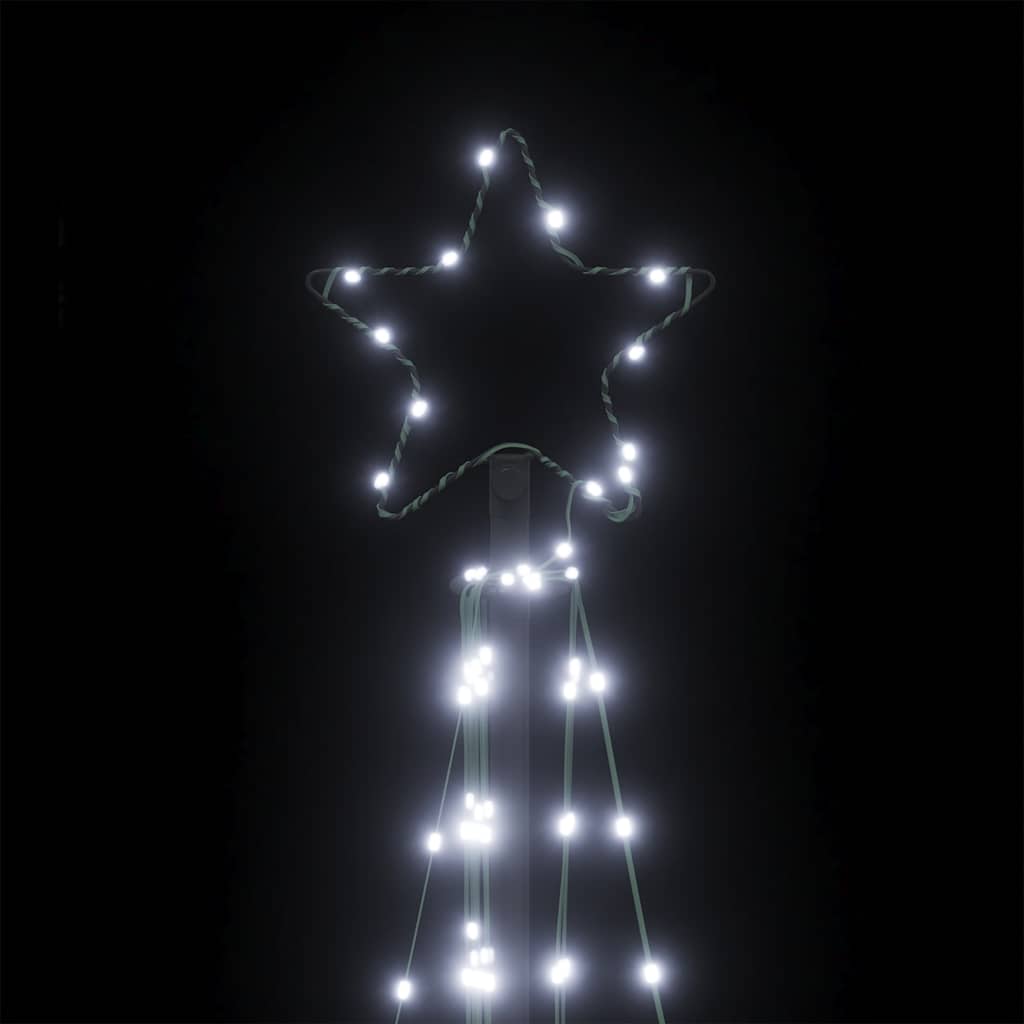 vidaXL LED Christmas Tree 339 LEDs Cold White 187 cm - 180 cm