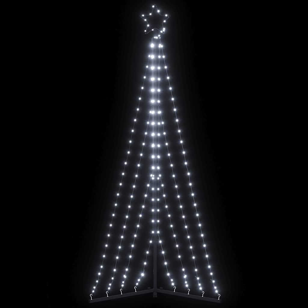 vidaXL LED Christmas Tree 339 LEDs Cold White 187 cm - 180 cm