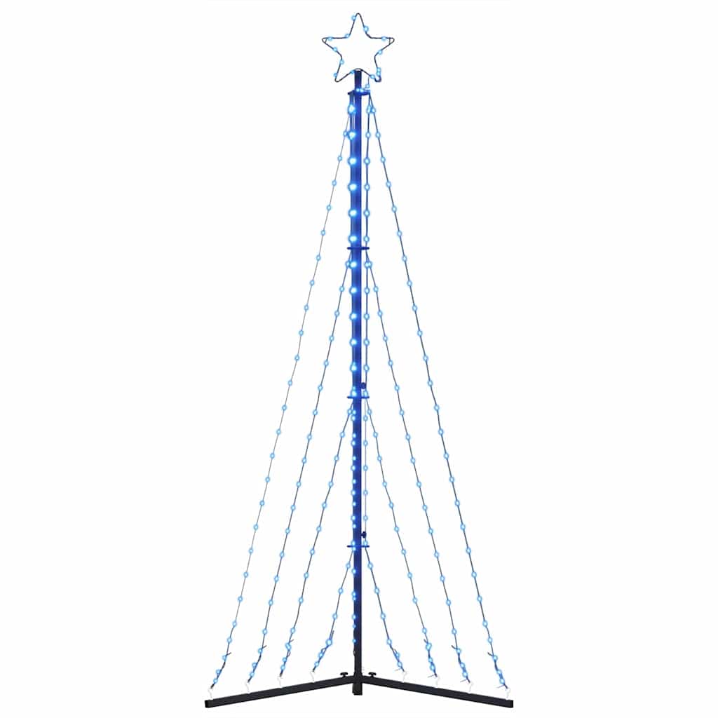 vidaXL LED Christmas Tree 339 LEDs Blue 187 cm - 180 cm