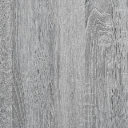 vidaXL Bookcase Grey Sonoma 100x33x125,5 cm Engineered Wood
