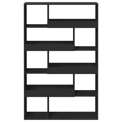 vidaXL Bookcase Black 100x33x156,5 cm Engineered Wood