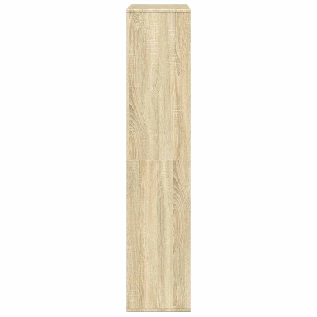 vidaXL Bookcase Sonoma Oak 100x33x156,5 cm Engineered Wood - Brown