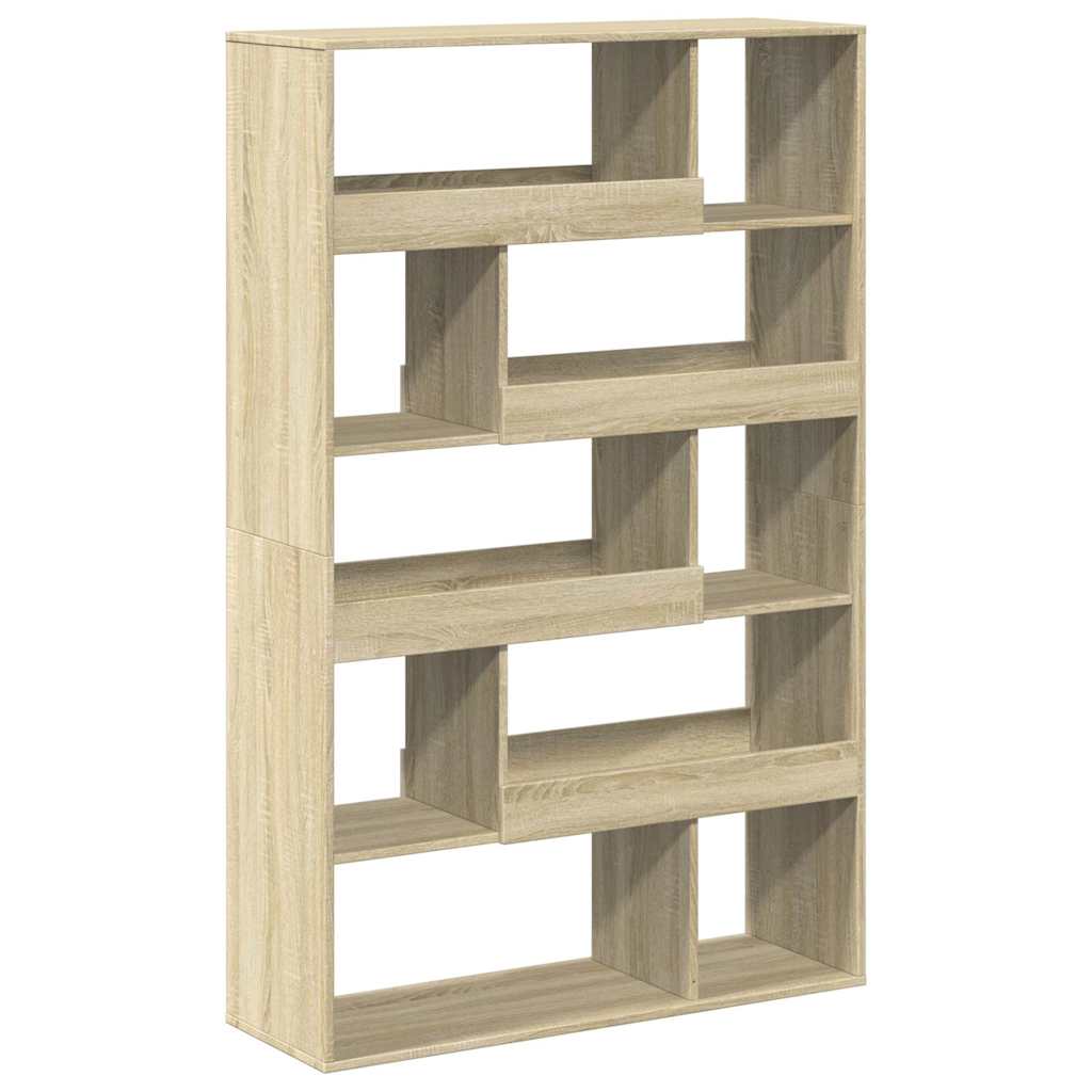 vidaXL Bookcase Sonoma Oak 100x33x156,5 cm Engineered Wood - Brown