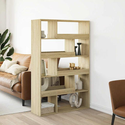 vidaXL Bookcase Sonoma Oak 100x33x156,5 cm Engineered Wood - Brown