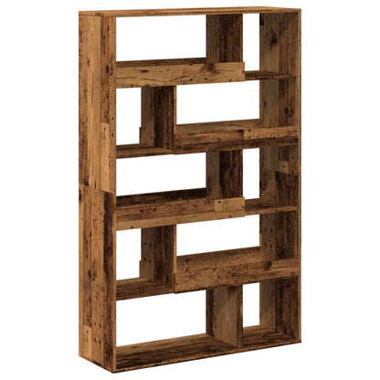 vidaXL Bookcase Old Wood 100x33x156,5 cm Engineered Wood - Brown - Large