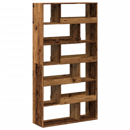 vidaXL Bookcase Old Wood 100x33x187,5 cm Engineered Wood - Brown