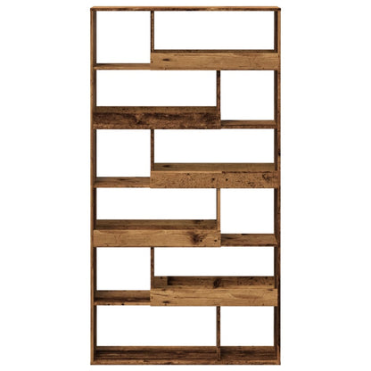 vidaXL Bookcase Old Wood 100x33x187,5 cm Engineered Wood - Brown
