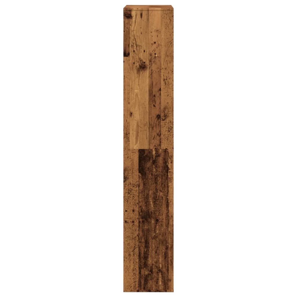 vidaXL Bookcase Old Wood 100x33x187,5 cm Engineered Wood - Brown