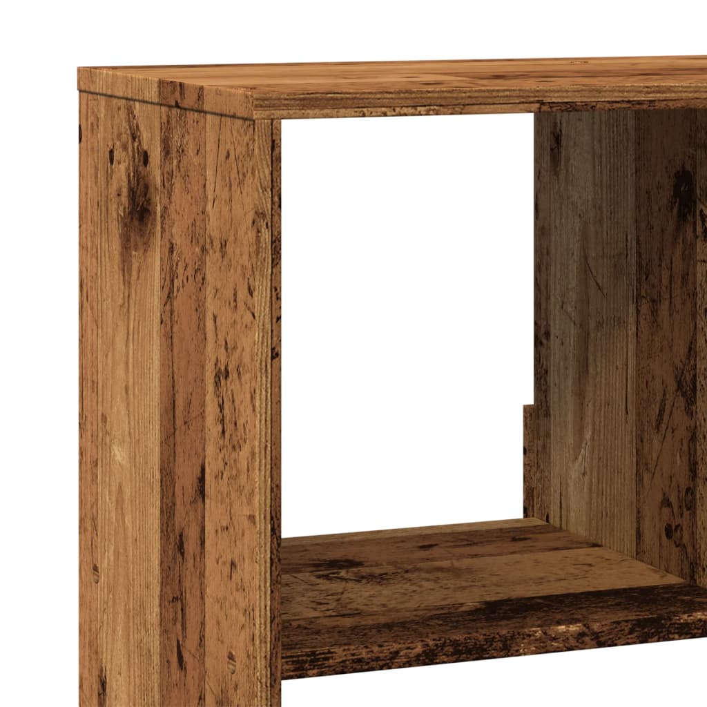 vidaXL Bookcase Old Wood 100x33x187,5 cm Engineered Wood - Brown