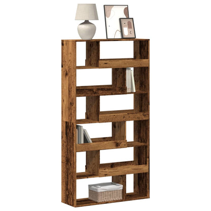 vidaXL Bookcase Old Wood 100x33x187,5 cm Engineered Wood - Brown