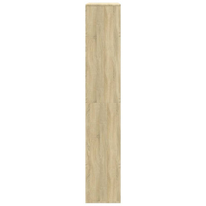vidaXL Bookcase Sonoma Oak 100x33x187.5 cm Engineered Wood - Brown