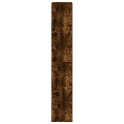 vidaXL Bookcase Smoked Oak 100x33x187.5 cm Engineered Wood - Brown