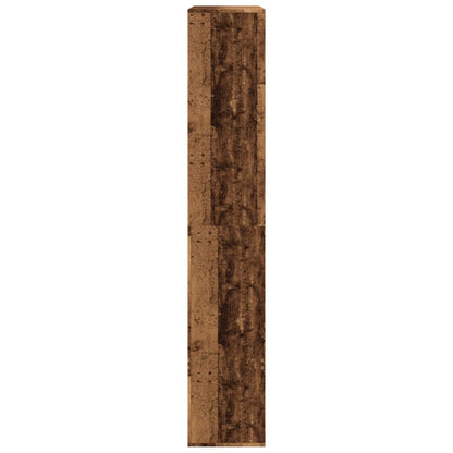 vidaXL Bookcase Old Wood 100x33x187.5 cm Engineered Wood - Brown