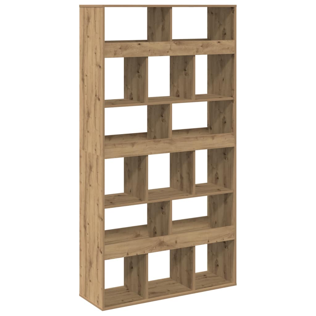 vidaXL Bookcase Artisan Oak 100x33x187.5 cm Engineered Wood - Brown