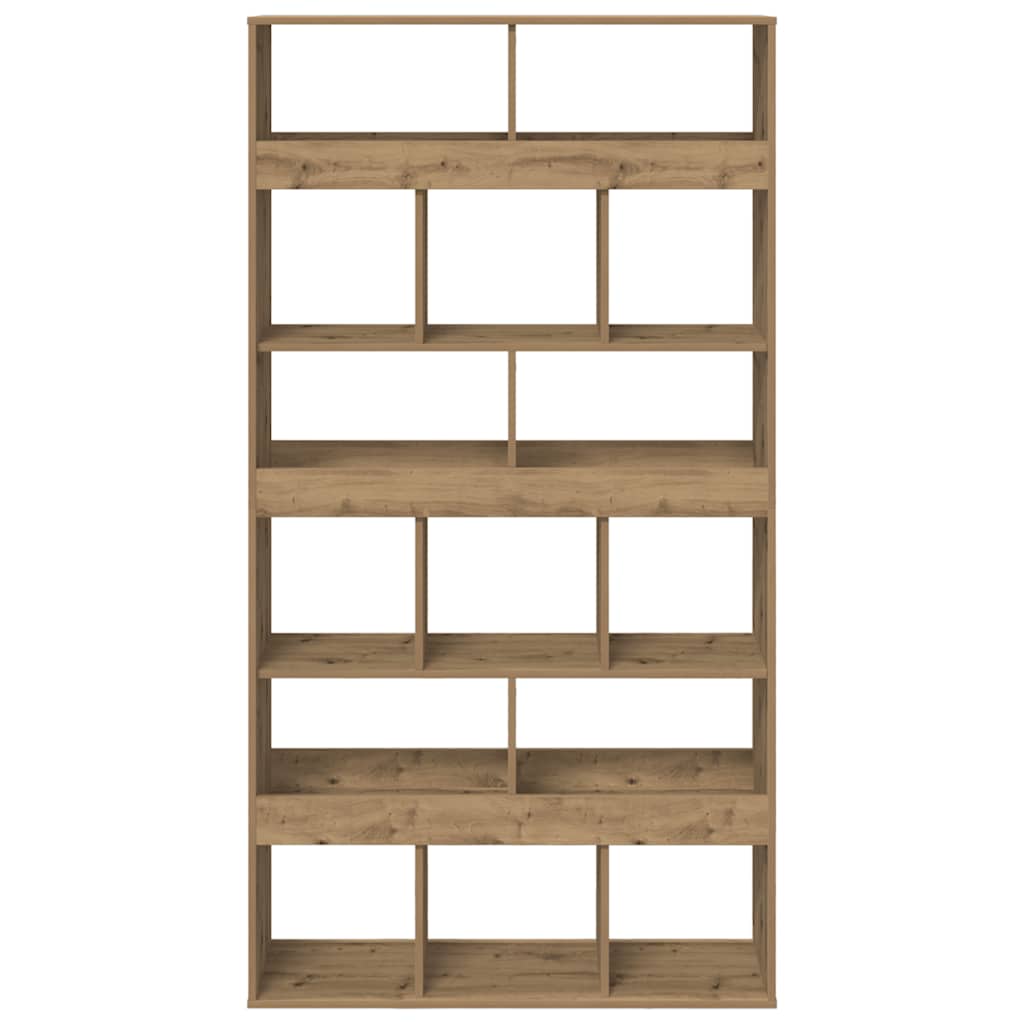 vidaXL Bookcase Artisan Oak 100x33x187.5 cm Engineered Wood - Brown
