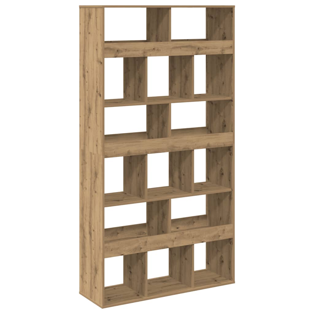 vidaXL Bookcase Artisan Oak 100x33x187.5 cm Engineered Wood - Brown