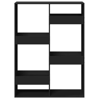 vidaXL Bookcase Black 100x33x135 cm Engineered Wood