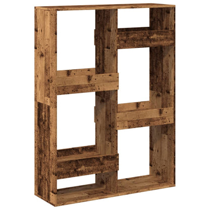 vidaXL Bookcase Old Wood 100x33x135 cm Engineered Wood - Brown