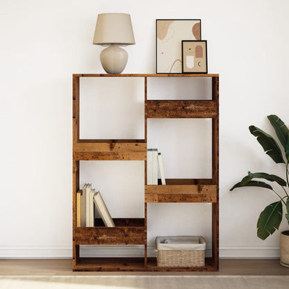 vidaXL Bookcase Old Wood 100x33x135 cm Engineered Wood - Brown