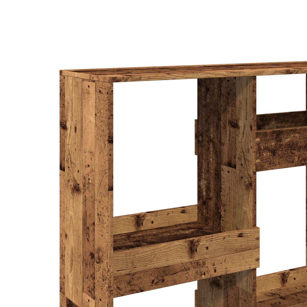 vidaXL Bookcase Old Wood 100x33x135 cm Engineered Wood - Brown