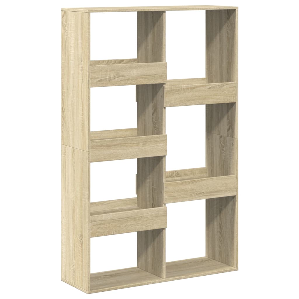vidaXL Bookcase Sonoma Oak 100x33x155.5 cm Engineered Wood - Brown