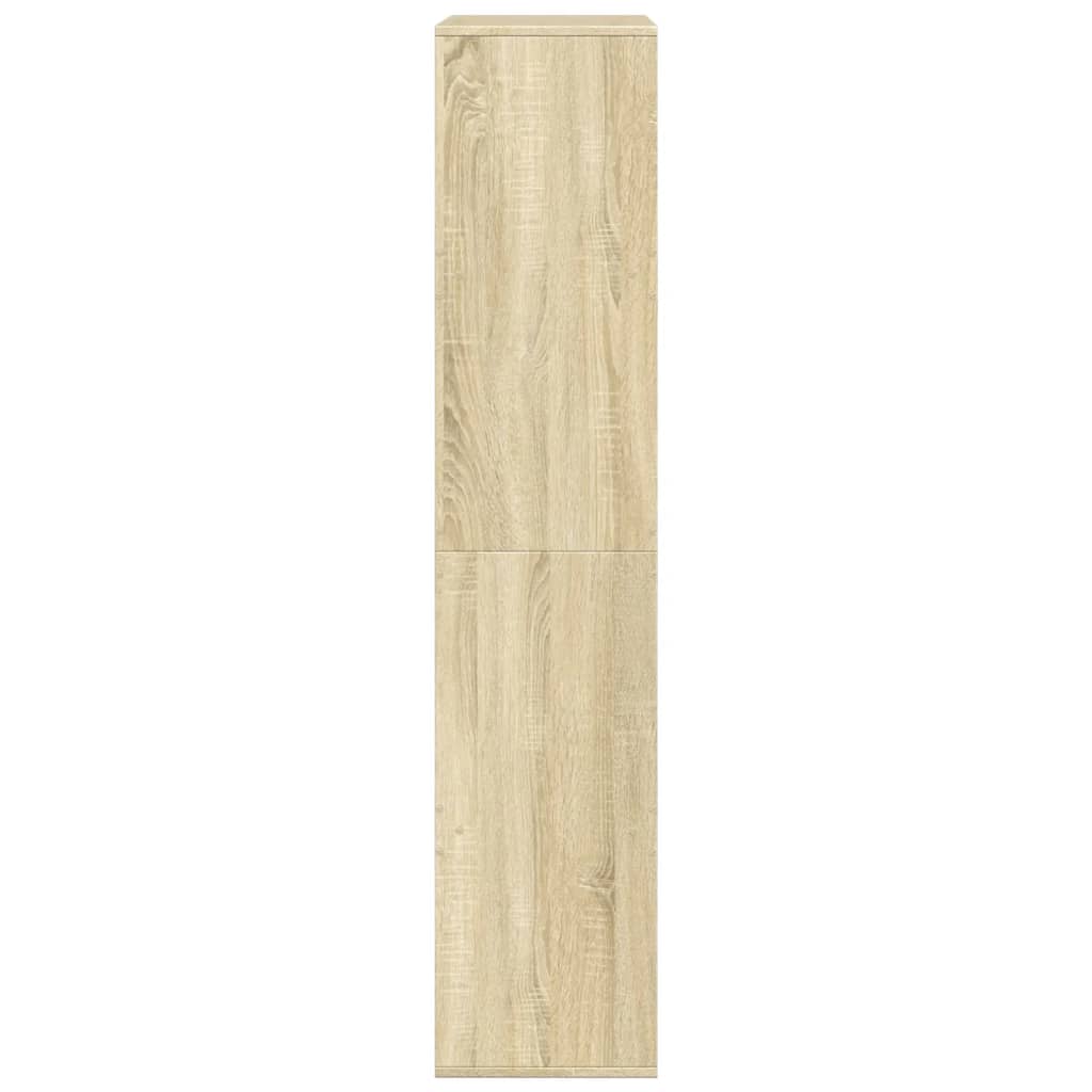 vidaXL Bookcase Sonoma Oak 100x33x155.5 cm Engineered Wood - Brown