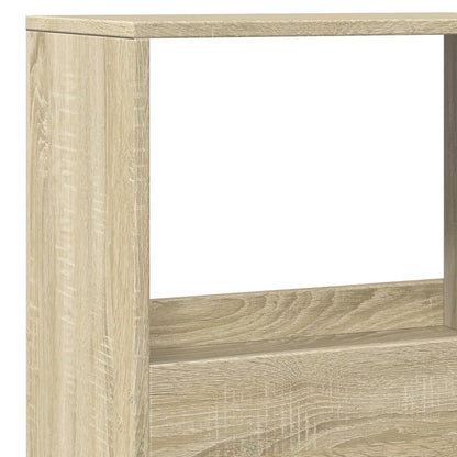 vidaXL Bookcase Sonoma Oak 100x33x155.5 cm Engineered Wood - Brown