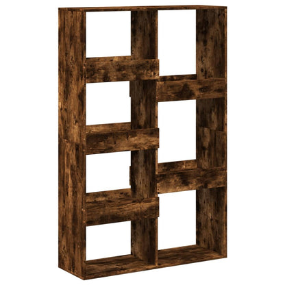 vidaXL Bookcase Smoked Oak 100x33x155.5 cm Engineered Wood - Brown
