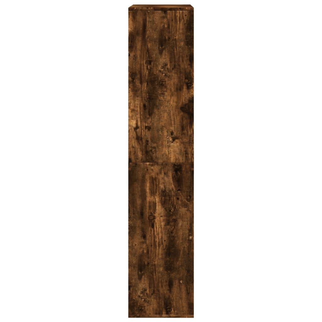vidaXL Bookcase Smoked Oak 100x33x155.5 cm Engineered Wood - Brown