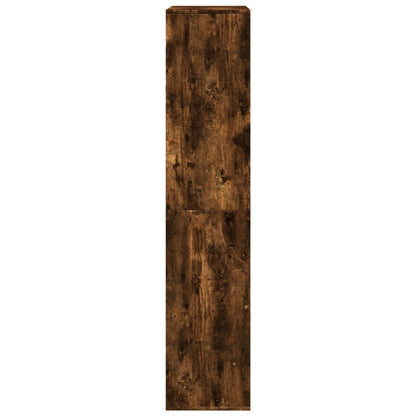 vidaXL Bookcase Smoked Oak 100x33x155.5 cm Engineered Wood - Brown