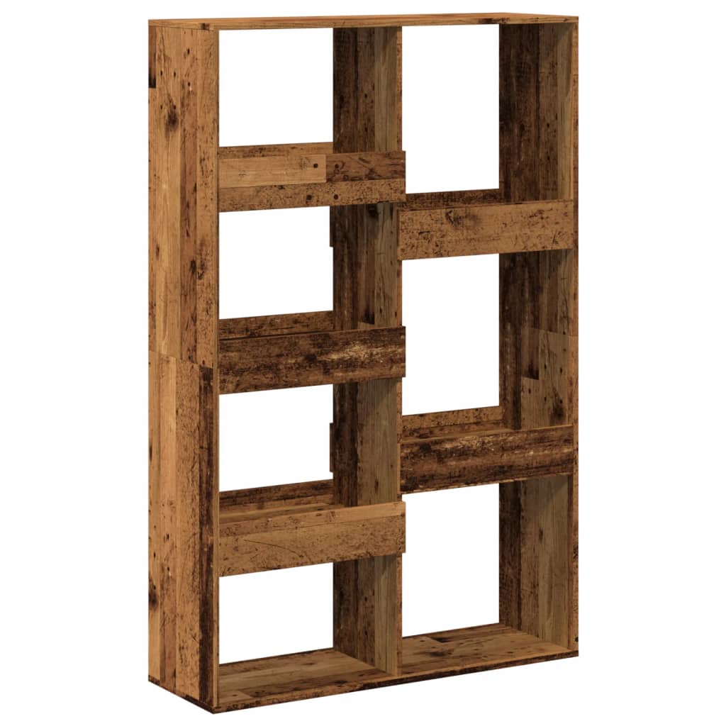 vidaXL Bookcase Old Wood 100x33x155.5 cm Engineered Wood - Brown