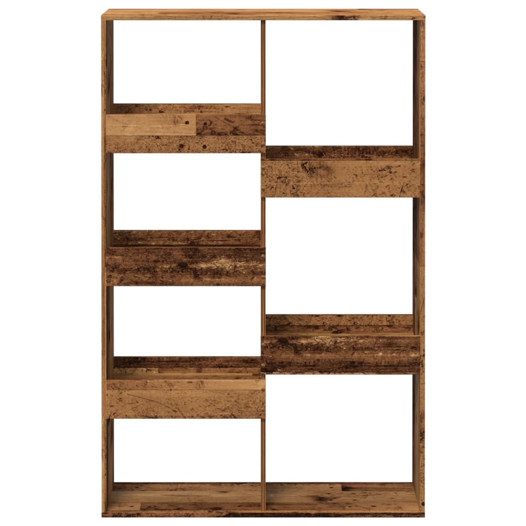vidaXL Bookcase Old Wood 100x33x155.5 cm Engineered Wood - Brown