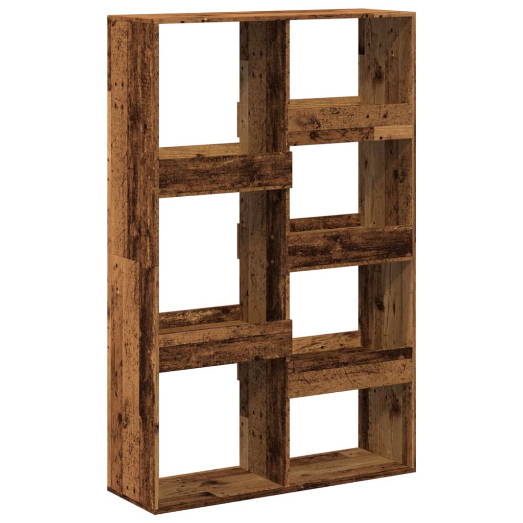 vidaXL Bookcase Old Wood 100x33x155.5 cm Engineered Wood - Brown