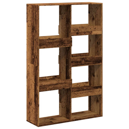 vidaXL Bookcase Old Wood 100x33x155.5 cm Engineered Wood - Brown