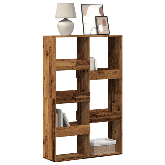 vidaXL Bookcase Old Wood 100x33x155.5 cm Engineered Wood - Brown