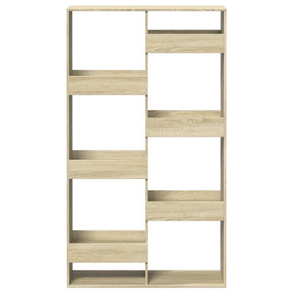 vidaXL Bookcase Sonoma Oak 100x33x175 cm Engineered Wood - Brown