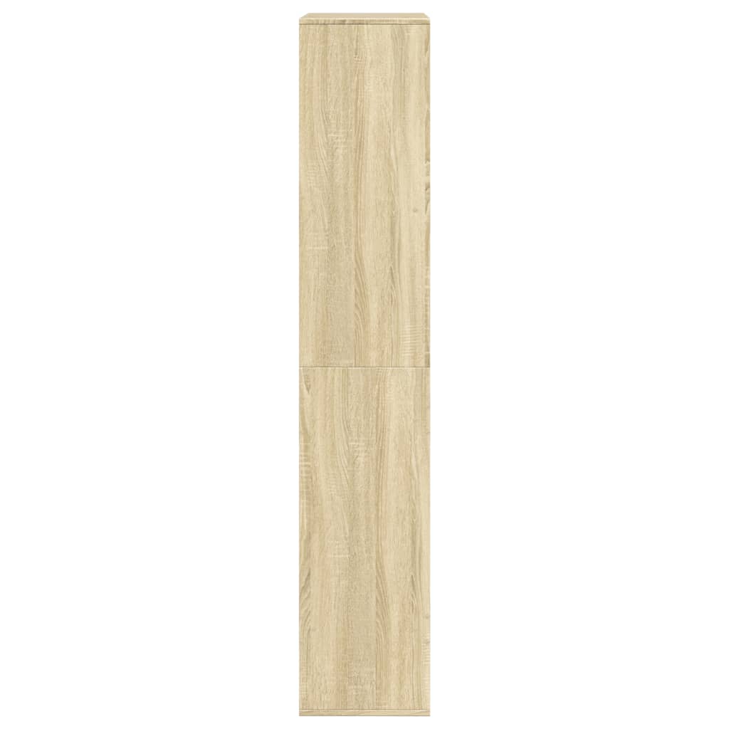 vidaXL Bookcase Sonoma Oak 100x33x175 cm Engineered Wood - Brown
