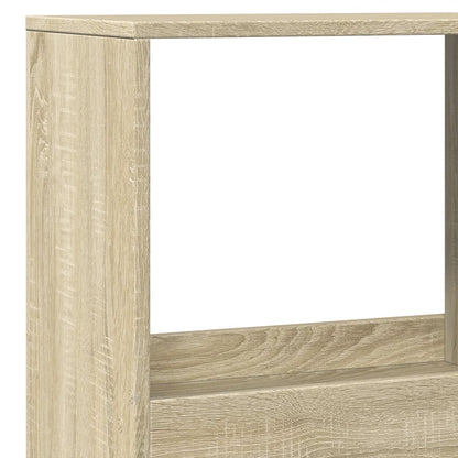 vidaXL Bookcase Sonoma Oak 100x33x175 cm Engineered Wood - Brown