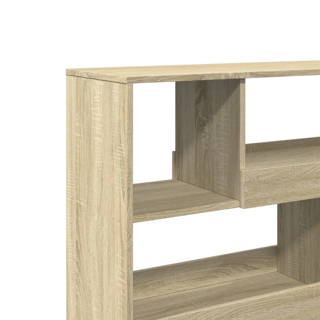 vidaXL Room Divider Sonoma Oak 100x33x94.5 cm Engineered Wood - Brown