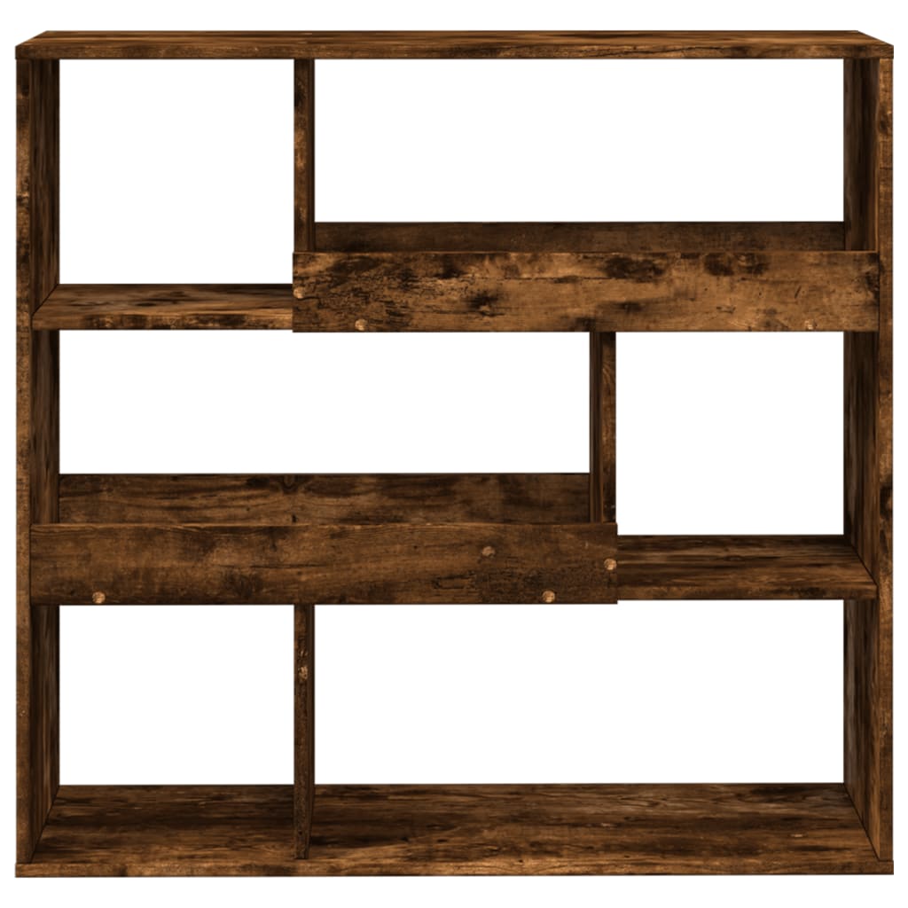 vidaXL Room Divider Smoked Oak 100x33x94.5 cm Engineered Wood - Brown
