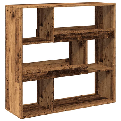 vidaXL Room Divider Old Wood 100x33x94.5 cm Engineered Wood - Brown