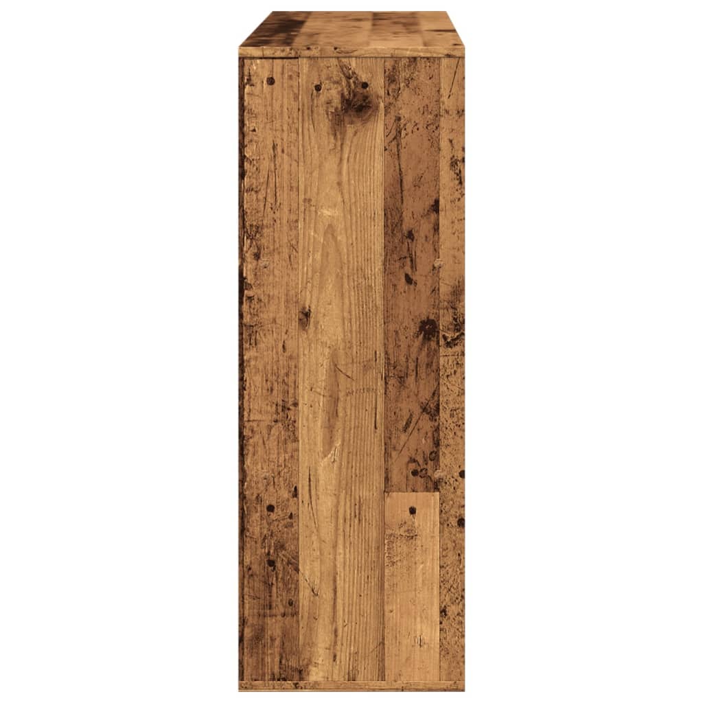 vidaXL Room Divider Old Wood 100x33x94.5 cm Engineered Wood - Brown