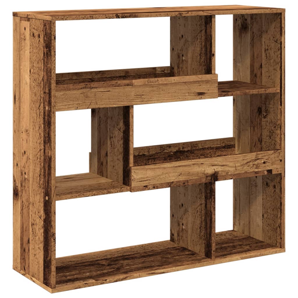 vidaXL Room Divider Old Wood 100x33x94.5 cm Engineered Wood - Brown