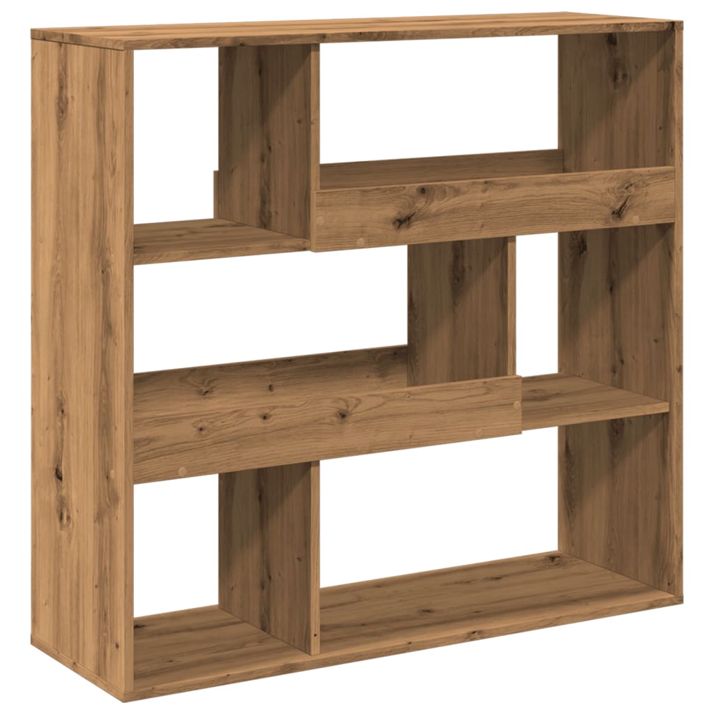 vidaXL Room Divider Artisian Oak 100x33x94.5 cm Engineered Wood - Brown