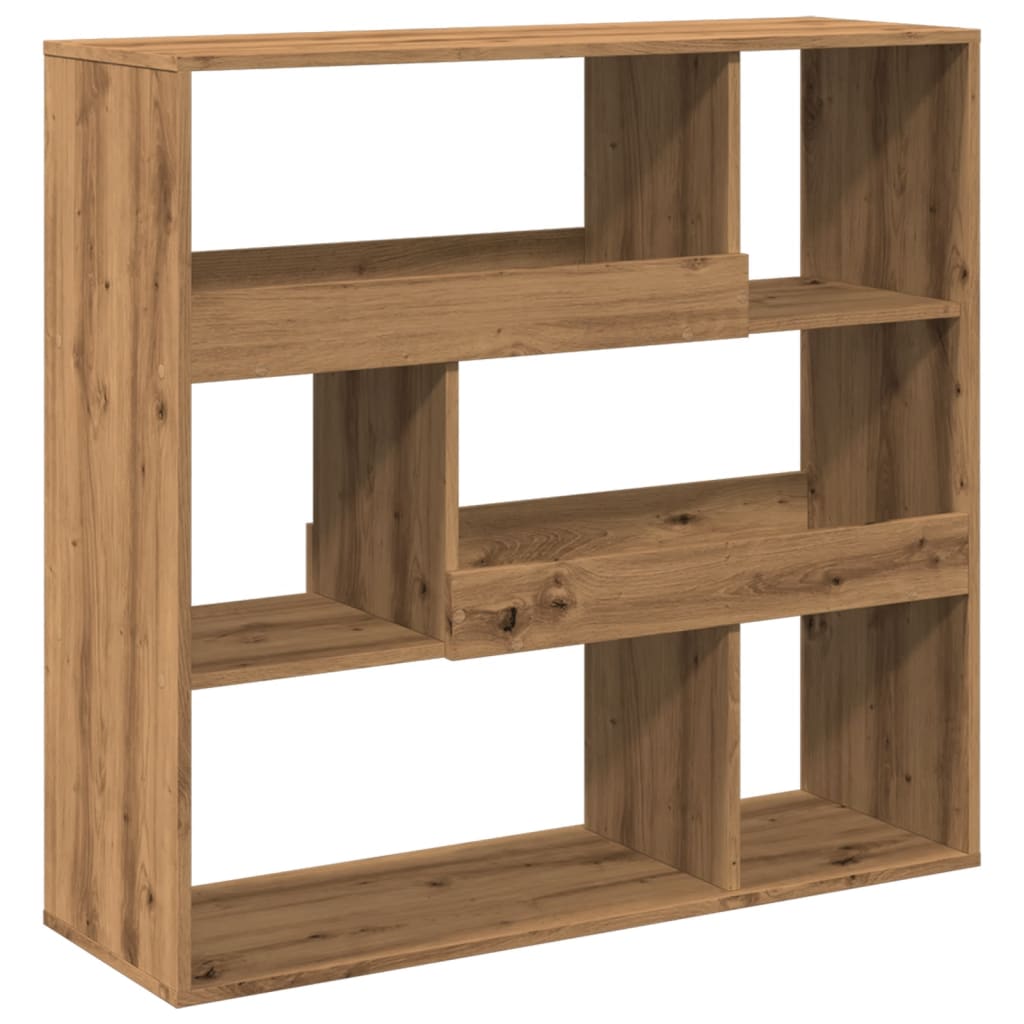 vidaXL Room Divider Artisian Oak 100x33x94.5 cm Engineered Wood - Brown
