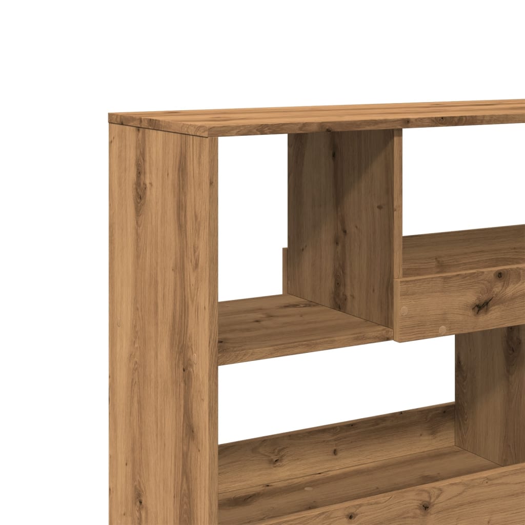 vidaXL Room Divider Artisian Oak 100x33x94.5 cm Engineered Wood - Brown