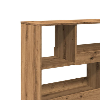 vidaXL Room Divider Artisian Oak 100x33x94.5 cm Engineered Wood - Brown