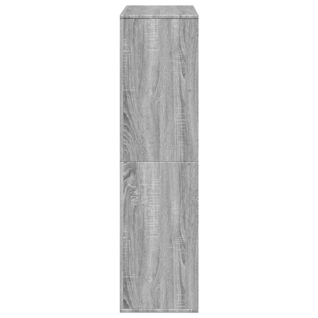 vidaXL Room Divider Grey Sonoma 100x33x125.5 cm Engineered Wood