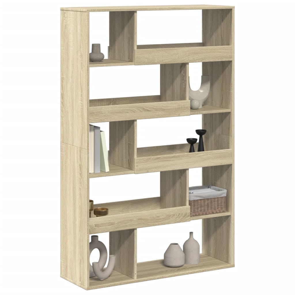 vidaXL Room Divider Sonoma Oak 100x33x156.5 cm Engineered Wood - Brown